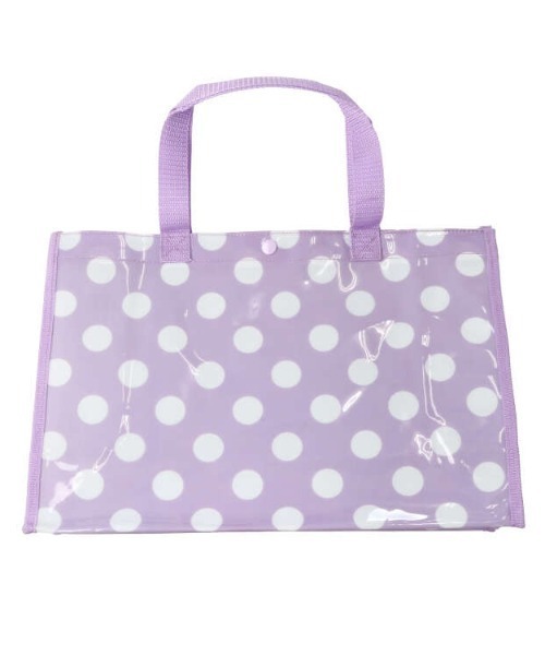 Kids Foret(キッズフォーレ)の「女児総柄プールバッグ(トートバッグ・キッズ・コーラルピンク/ピンク/ラベンダー/サックスブルー/ライトピンク・FREE)」の12枚目の写真