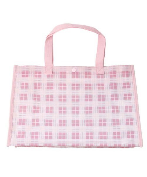 Kids Foret(キッズフォーレ)の「女児総柄プールバッグ(トートバッグ・キッズ・コーラルピンク/ピンク/ラベンダー/サックスブルー/ライトピンク・FREE)」の8枚目の写真