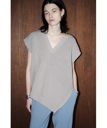 CLANE | CLANE/クラネ/W FACE ASYMMETRY KNIT VEST(ベスト)