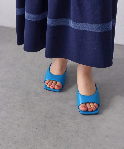 Three Four Time（ｽﾘｰﾌｫｰﾀｲﾑ）の「パッファーサンダル（サンダル・レディース・オレンジ/ブルー/ブラック・23.5㎝/24㎝）」の7枚目の写真