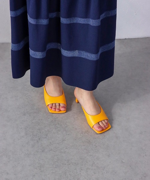 Three Four Time（ｽﾘｰﾌｫｰﾀｲﾑ）の「パッファーサンダル（サンダル・レディース・オレンジ/ブルー/ブラック・23.5㎝/24㎝）」の9枚目の写真