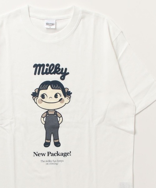 MARUKAWA(マルカワ)の「Peko/ペコ キャラクタープリント 半袖Tシャツ(Tシャツ/カットソー・レディース・パープル/ホワイト/ネイビー/グレー・L/LL/M)」の2枚目の写真