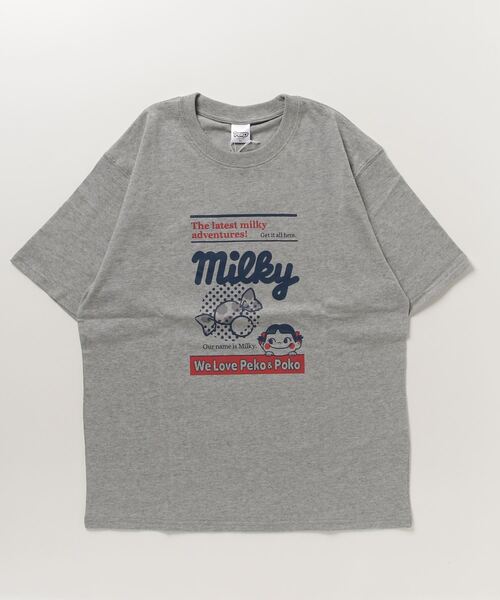 MARUKAWA(マルカワ)の「Peko/ペコ キャラクタープリント 半袖Tシャツ(Tシャツ/カットソー・レディース・パープル/ホワイト/ネイビー/グレー・L/LL/M)」の5枚目の写真
