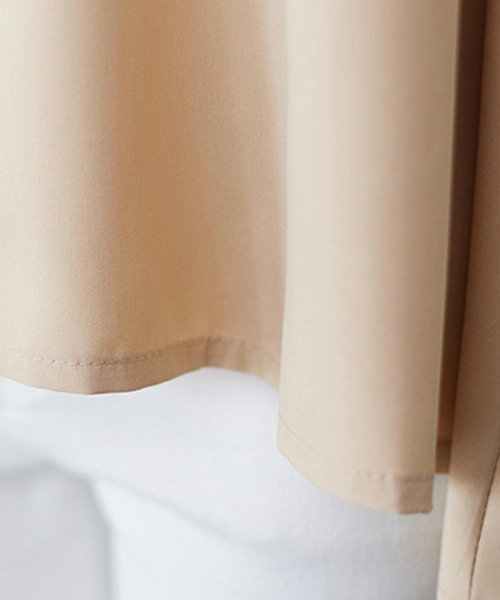 Amulet（アミュレット）の「ボウタイリボンブラウス（シャツ/ブラウス・レディース・ブルー/ブラック/ホワイト/ベージュ/グリーン・FREE）」の18枚目の写真