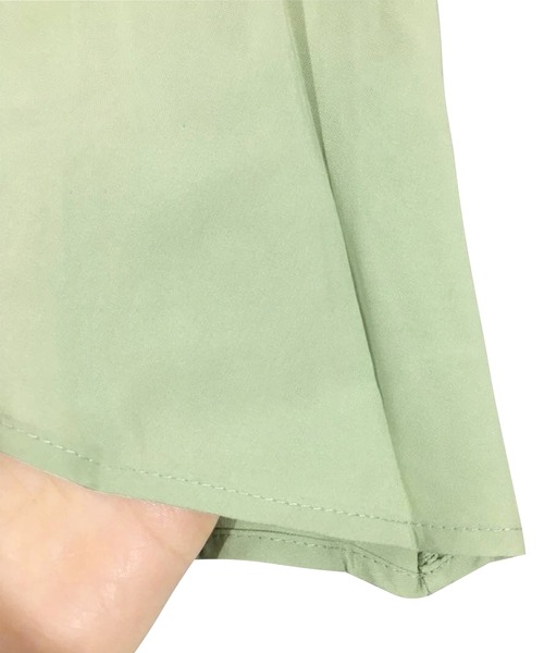 Amulet（アミュレット）の「ボウタイリボンブラウス（シャツ/ブラウス・レディース・ブルー/ブラック/ホワイト/ベージュ/グリーン・FREE）」の10枚目の写真