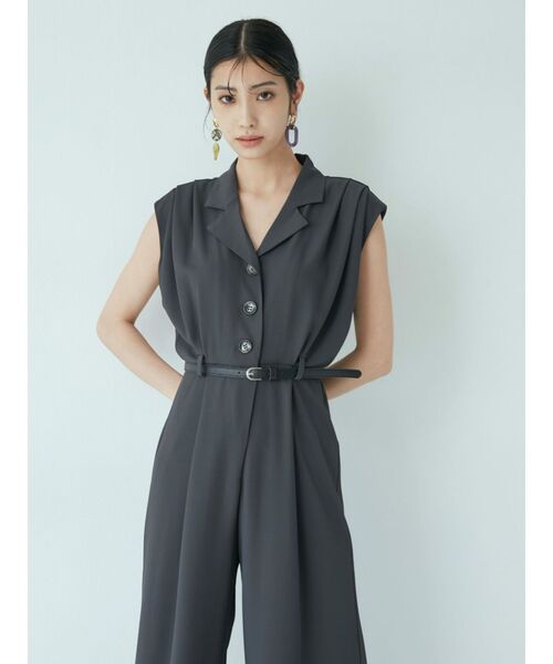 MURUA（ムルーア）の「ウエストベルトワイドロンパース（つなぎ