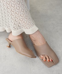 Fabby fabby | サムトングスクエアピンヒールサンダル(サンダル)