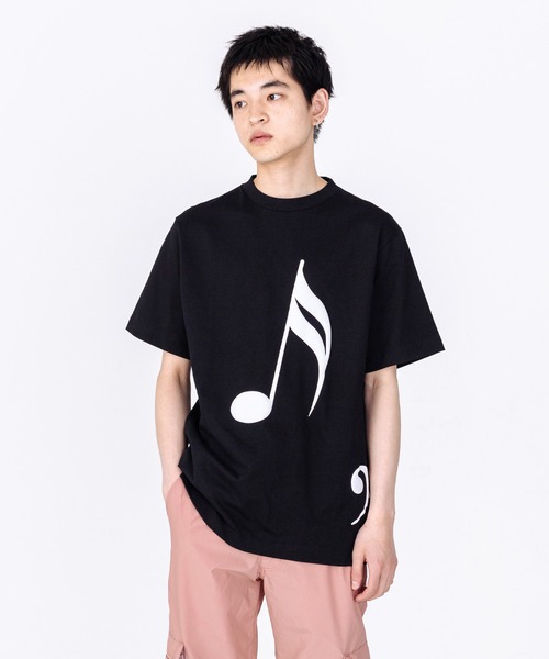 FTW（エフティダブリュー）の「MUSICAL SIGN S/S TEE（Tシャツ/カットソー・メンズ・ホワイト/ベージュ/ブラック・MEDIUM/LARGE）」の2枚目の写真