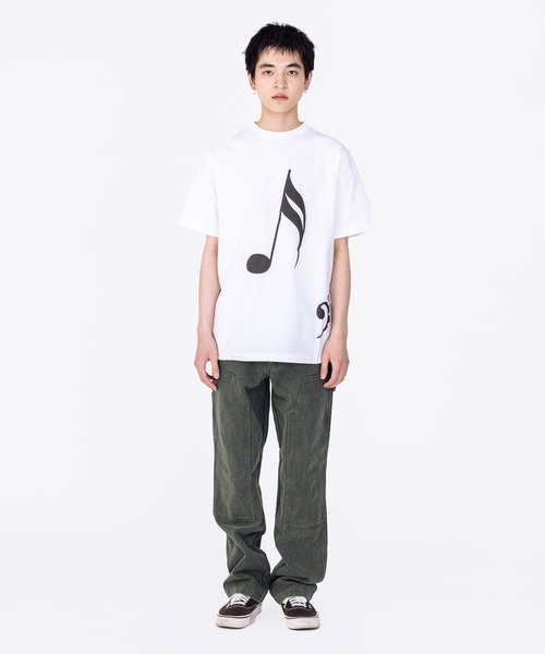 FTW（エフティダブリュー）の「MUSICAL SIGN S/S TEE（Tシャツ/カットソー・メンズ・ホワイト/ベージュ/ブラック・MEDIUM/LARGE）」の7枚目の写真
