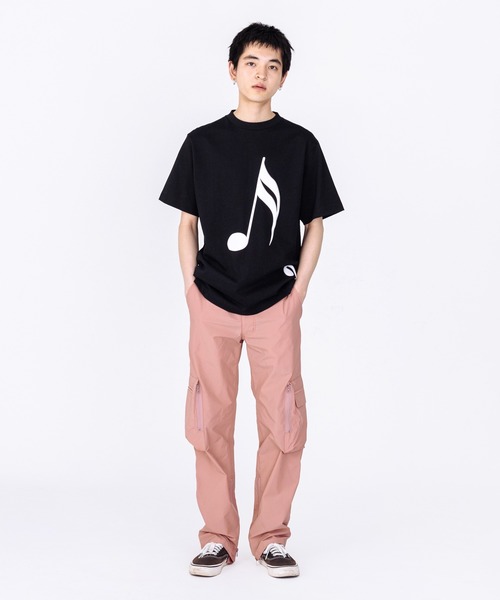 FTW（エフティダブリュー）の「MUSICAL SIGN S/S TEE（Tシャツ/カットソー・メンズ・ホワイト/ベージュ/ブラック・MEDIUM/LARGE）」の5枚目の写真