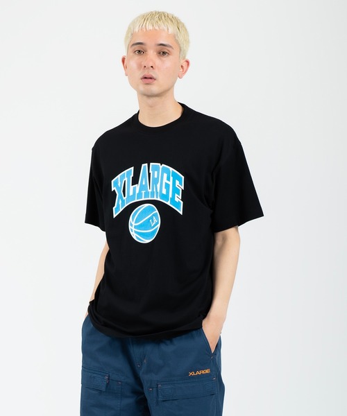 XLARGE（エクストララージ）の「COLLEGE LOGO S/S TEE（Tシャツ/カットソー・メンズ・ホワイト/パープル/ブラック・S/M/L/XL）」の11枚目の写真
