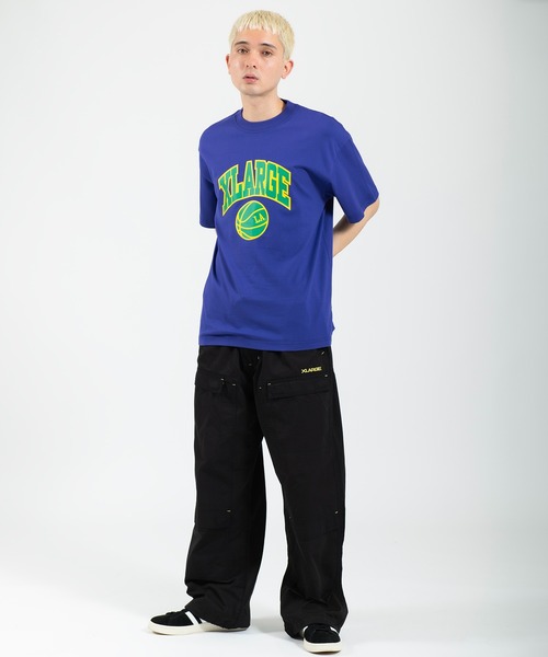 XLARGE（エクストララージ）の「COLLEGE LOGO S/S TEE（Tシャツ/カットソー・メンズ・ホワイト/パープル/ブラック・S/M/L/XL）」の16枚目の写真