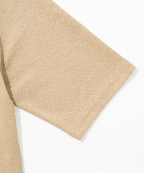 ZAKKA-BOX(ザッカボックス)の「ハイネックハーフスリーブプルオーバー(Tシャツ/カットソー・レディース・キャメル/ブラック/ホワイト・FREE)」の10枚目の写真