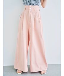 dazzlin | ダブルハイウエストワイドデニムパンツ(デニムパンツ)