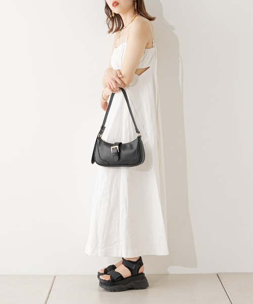 Chico（チコ）の「サイドカットデニムキャミワンピース（ワンピース・レディース・ホワイト/ブラック/グレー/ブルー・FREE）」の20枚目の写真