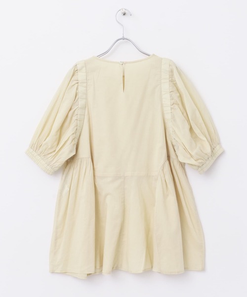 audrey and john wad（オードリーアンドジョンワッド）の「Audrey and John Wad　コットンボイル袖ボリュームブラウス（シャツ/ブラウス・レディース・ブラック/アイボリー・FREE）」の8枚目の写真