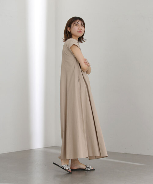 La Totalite リネン混シャツワンピース La TOTALITE（ラトータリテ）の「リネン混シャツワンピース