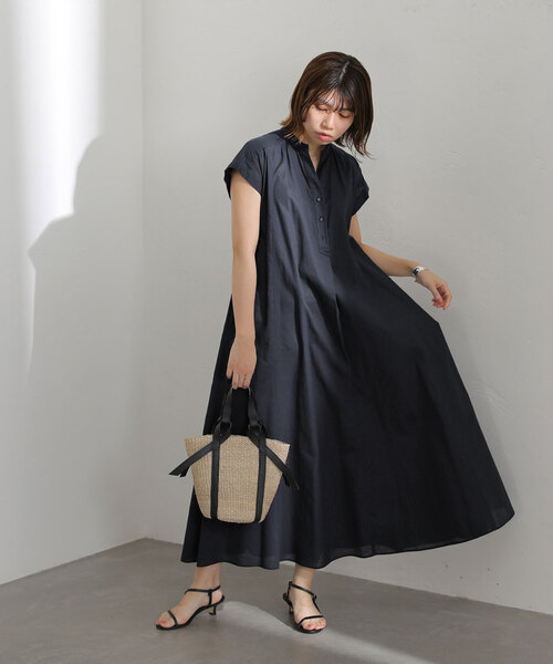 La TOTALITE（ラトータリテ）の「リネン混シャツワンピース