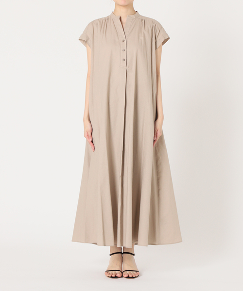 La TOTALITE（ラトータリテ）の「リネン混シャツワンピース（シャツワンピース・レディース・チャコールグレー/グリーン/レッド/ネイビー・36/38）」の9枚目の写真