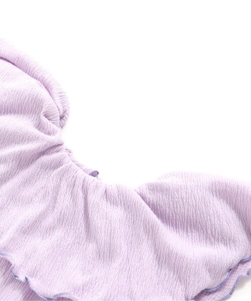 BREEZE（ブリーズ）の「前後2WAYえりふりふりトップス（シャツ/ブラウス・キッズ・ブラック/ラベンダー/エメラルド・100/130/120/140/110/80/90）」の13枚目の写真