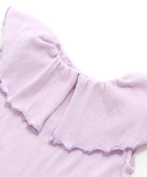 BREEZE（ブリーズ）の「前後2WAYえりふりふりトップス（シャツ/ブラウス・キッズ・ブラック/ラベンダー/エメラルド・100/130/120/140/110/80/90）」の14枚目の写真