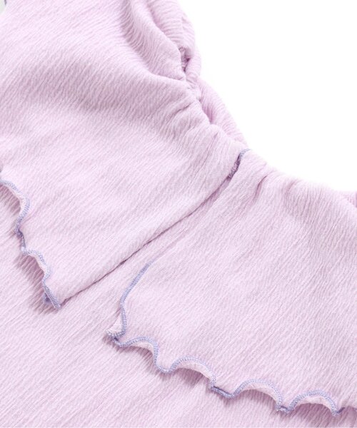 BREEZE（ブリーズ）の「前後2WAYえりふりふりトップス（シャツ/ブラウス・キッズ・ブラック/ラベンダー/エメラルド・100/130/120/140/110/80/90）」の15枚目の写真