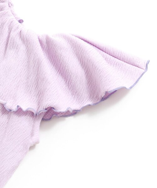 BREEZE（ブリーズ）の「前後2WAYえりふりふりトップス（シャツ/ブラウス・キッズ・ブラック/ラベンダー/エメラルド・100/130/120/140/110/80/90）」の20枚目の写真