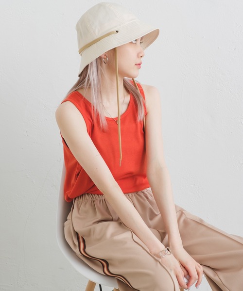 WHIMSIC(ウィムジック)の「【UNISEX】メトロハット(ハット・メンズ・アイボリー/ブラック・FREE)」の16枚目の写真