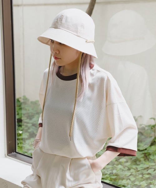 WHIMSIC(ウィムジック)の「【UNISEX】メトロハット(ハット・メンズ・アイボリー/ブラック・FREE)」の15枚目の写真