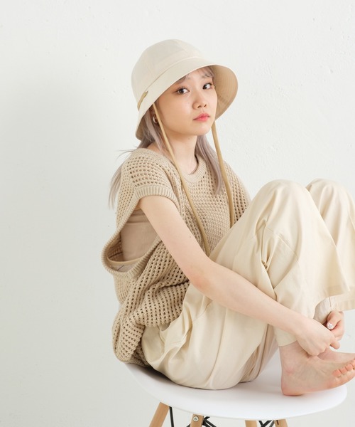 WHIMSIC(ウィムジック)の「【UNISEX】メトロハット(ハット・メンズ・アイボリー/ブラック・FREE)」の11枚目の写真