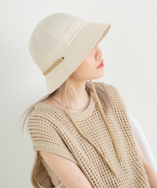 WHIMSIC(ウィムジック)の「【UNISEX】メトロハット(ハット・メンズ・アイボリー/ブラック・FREE)」の12枚目の写真