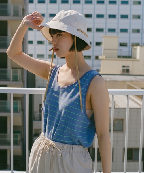 WHIMSIC(ウィムジック)の「【UNISEX】メトロハット(ハット・メンズ・アイボリー/ブラック・FREE)」の3枚目の写真