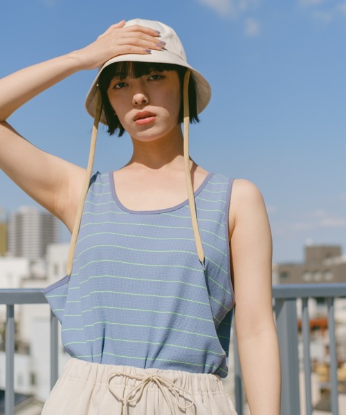 WHIMSIC(ウィムジック)の「【UNISEX】メトロハット(ハット・メンズ・アイボリー/ブラック・FREE)」の4枚目の写真