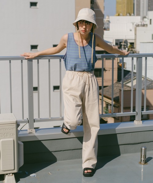 WHIMSIC(ウィムジック)の「【UNISEX】メトロハット(ハット・メンズ・アイボリー/ブラック・FREE)」の6枚目の写真