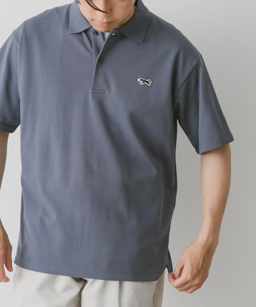 PENNEYS（ぺニーズ）の「『別注』PENNEYS×DOORS　THE FOX 鹿の子ポロ（ポロシャツ・メンズ・ネイビー/ブルー/グレー/キャメル・MEDIUM/LARGE/X-LARGE）」の21枚目の写真