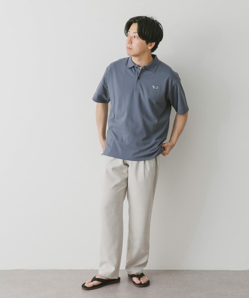 PENNEYS（ぺニーズ）の「『別注』PENNEYS×DOORS　THE FOX 鹿の子ポロ（ポロシャツ・メンズ・ネイビー/ブルー/グレー/キャメル・MEDIUM/LARGE/X-LARGE）」の13枚目の写真