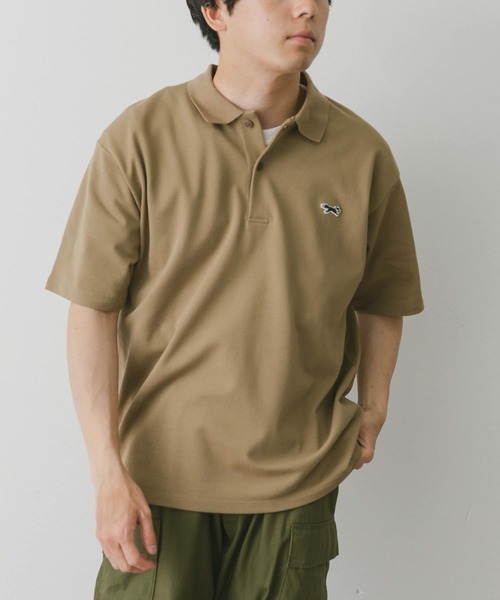 PENNEYS（ぺニーズ）の「『別注』PENNEYS×DOORS　THE FOX 鹿の子ポロ（ポロシャツ・メンズ・ネイビー/ブルー/グレー/キャメル・MEDIUM/LARGE/X-LARGE）」の6枚目の写真