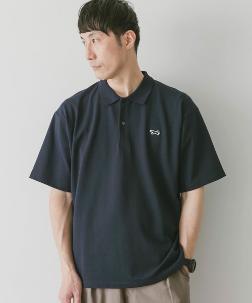 PENNEYS（ぺニーズ）の「『別注』PENNEYS×DOORS　THE FOX 鹿の子ポロ（ポロシャツ・メンズ・ネイビー/ブルー/グレー/キャメル・MEDIUM/LARGE/X-LARGE）」の22枚目の写真