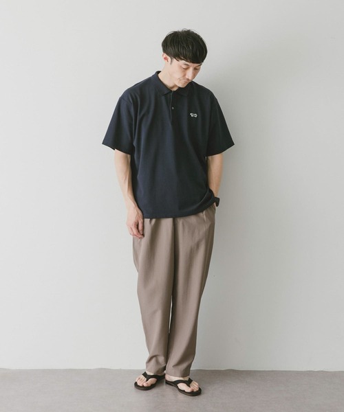 PENNEYS（ぺニーズ）の「『別注』PENNEYS×DOORS　THE FOX 鹿の子ポロ（ポロシャツ・メンズ・ネイビー/ブルー/グレー/キャメル・MEDIUM/LARGE/X-LARGE）」の7枚目の写真