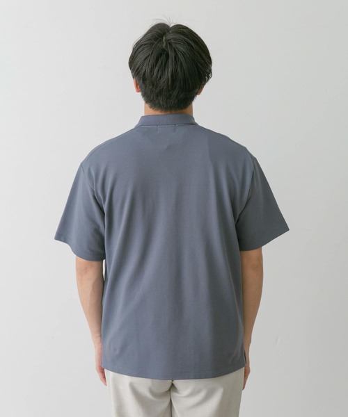 PENNEYS（ぺニーズ）の「『別注』PENNEYS×DOORS　THE FOX 鹿の子ポロ（ポロシャツ・メンズ・ネイビー/ブルー/グレー/キャメル・MEDIUM/LARGE/X-LARGE）」の16枚目の写真