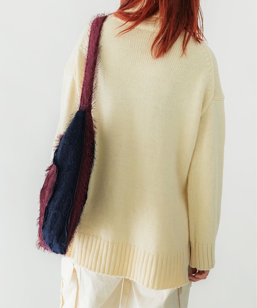 CONTROL FREAK(コントロールフリーク)の「CONTROL FREAK(コントロールフリーク)フェザーウェーブパッチトート(トートバッグ・レディース・ボルドー/ブルー/ベージュ・FREE)」の21枚目の写真