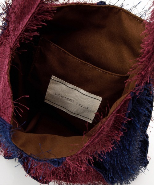 CONTROL FREAK(コントロールフリーク)の「CONTROL FREAK(コントロールフリーク)フェザーウェーブパッチトート(トートバッグ・レディース・ボルドー/ブルー/ベージュ・FREE)」の13枚目の写真