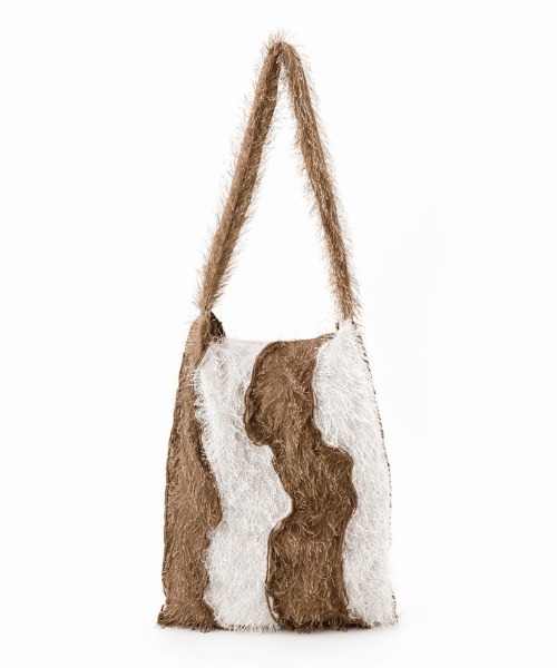 CONTROL FREAK(コントロールフリーク)の「CONTROL FREAK(コントロールフリーク)フェザーウェーブパッチトート(トートバッグ・レディース・ボルドー/ブルー/ベージュ・FREE)」の17枚目の写真