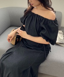 one after another NICE CLAUP | 2wayバルーンスリーブブラウス(シャツ/ブラウス)