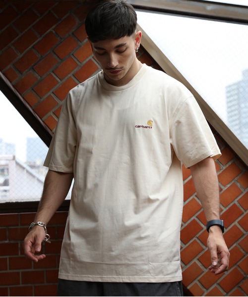 Carhartt（カーハート）の「Carhartt ロゴ刺繍Tシャツ（Tシャツ/カットソー・メンズ・ブラック/グレー/キナリ・X-LARGE/LARGE/MEDIUM）」の5枚目の写真