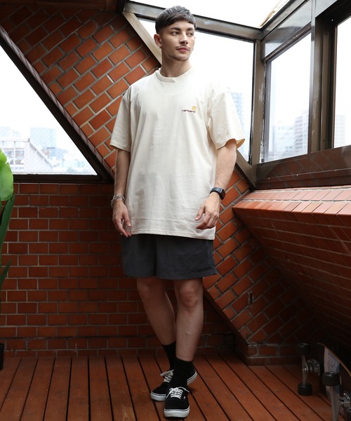 Carhartt（カーハート）の「Carhartt ロゴ刺繍Tシャツ（Tシャツ/カットソー・メンズ・ブラック/グレー/キナリ・X-LARGE/LARGE/MEDIUM）」の7枚目の写真