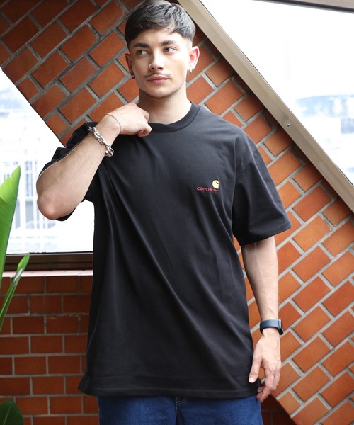 Carhartt（カーハート）の「Carhartt ロゴ刺繍Tシャツ（Tシャツ/カットソー・メンズ・ブラック/グレー/キナリ・X-LARGE/LARGE/MEDIUM）」の14枚目の写真