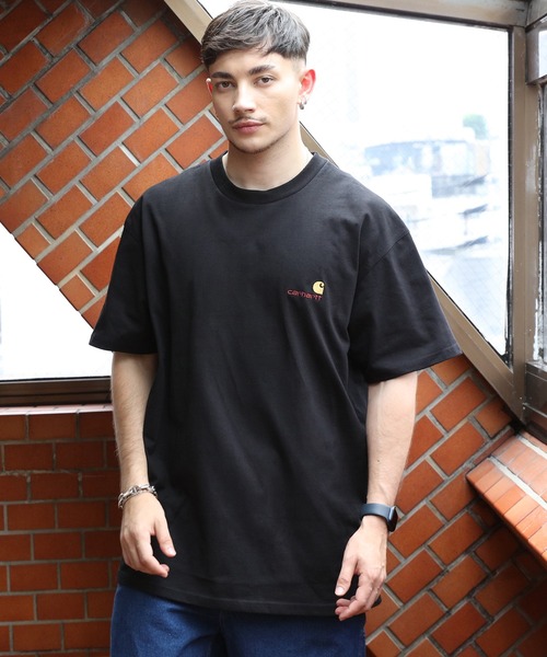 Carhartt（カーハート）の「Carhartt ロゴ刺繍Tシャツ（Tシャツ/カットソー・メンズ・ブラック/グレー/キナリ・X-LARGE/LARGE/MEDIUM）」の15枚目の写真