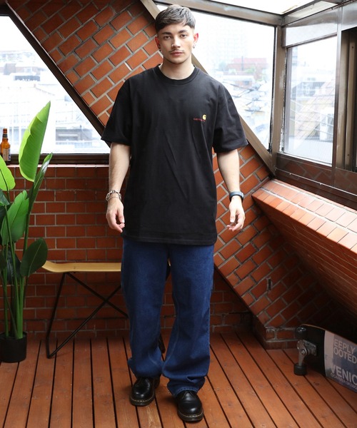 Carhartt（カーハート）の「Carhartt ロゴ刺繍Tシャツ（Tシャツ/カットソー・メンズ・ブラック/グレー/キナリ・X-LARGE/LARGE/MEDIUM）」の16枚目の写真