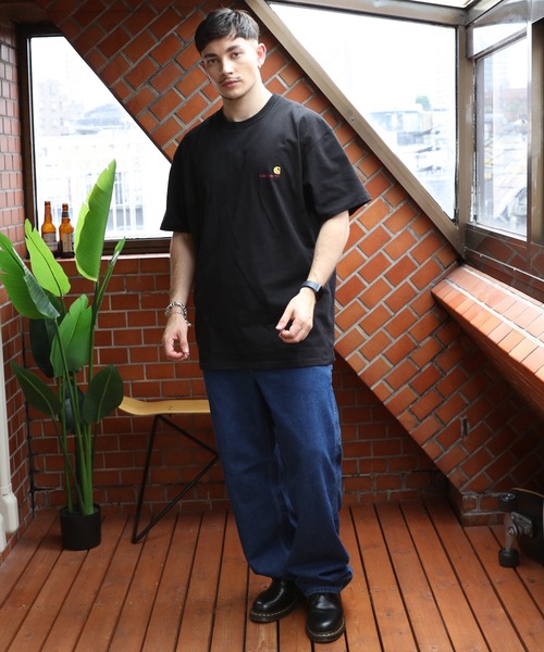 Carhartt（カーハート）の「Carhartt ロゴ刺繍Tシャツ（Tシャツ/カットソー・メンズ・ブラック/グレー/キナリ・X-LARGE/LARGE/MEDIUM）」の18枚目の写真